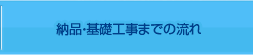 納品・基礎工事までの流れ