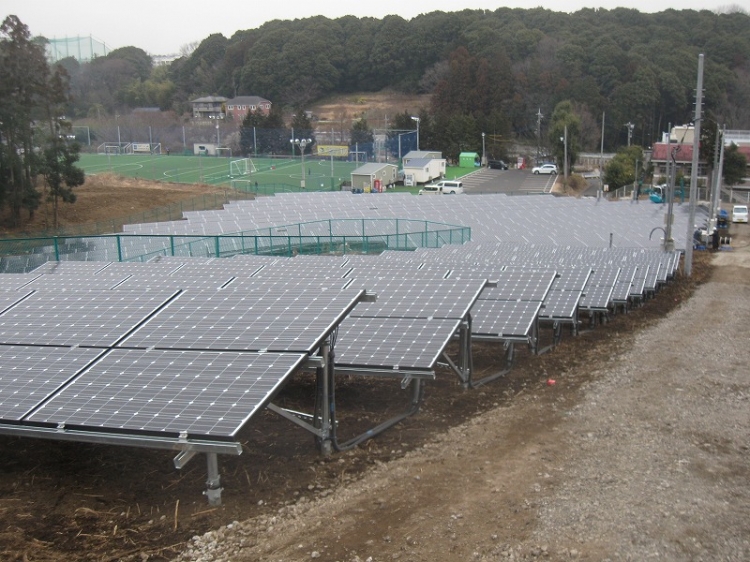 横浜上白根太陽光発電所1,128.96kw竣工